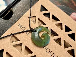 Ngāi Tahu Pounamu Small Koru Pendant