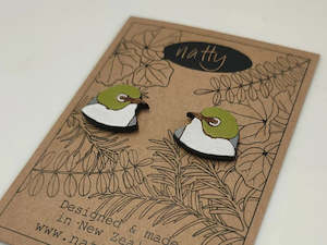 Natty Tauhou Waxeye Head Earrings