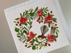 Gift: Card - Pohutukawa Fantail