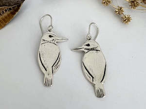 Silver Kotare Earrings