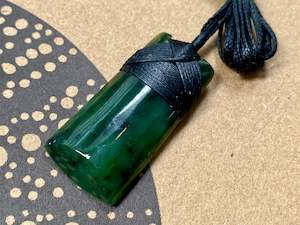 NZ Pounamu Toki pendant small