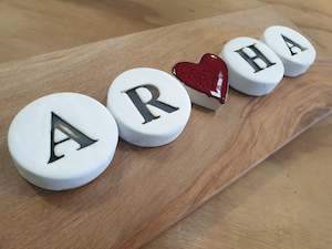 Gift: AROHA set of pebble tiles