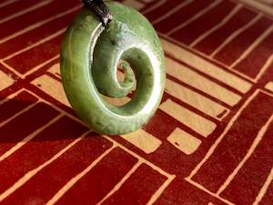 NZ Pounamu Koru pendant