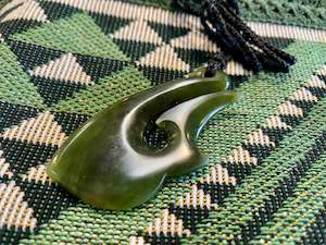 Pounamu Hei Matau pendant