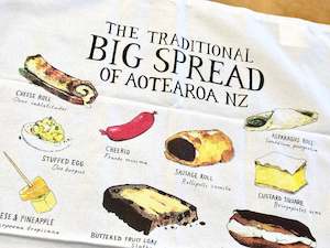 Gift: The Big Spread of Aotearoa Teatowel