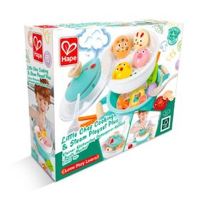 Hape Little Chef Cooking & Steam Playset Plus