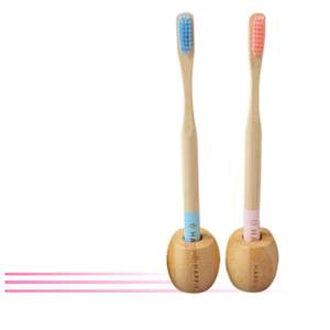 Household good wholesaling: Starter Pack - 2 Toothbrushes with Holders