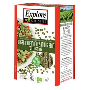 Edamame & Mung Bean Fettucine (gluten free, organic) - 200g or carton of 6x200g