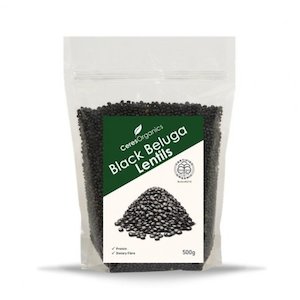 Organic Lentils, Black Beluga (organic) - 500g