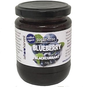 Sweet Snacks: Te Horo Harvest Blueberry & Blackcurrent Spread (Organic, Sugar Free) - 250g