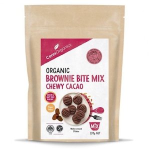 Organic Brownie Bite Mix (Organic, Gluten Free, No Added Sugar) - 220g