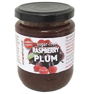 Sweet Snacks: Te Horo Harvest Raspberry Plum Spread (Organic, Sugar Free) - 250g