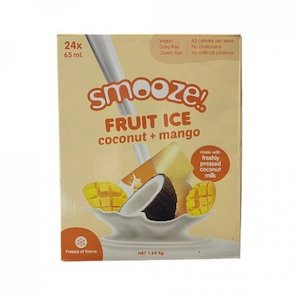 Smooze Fruit Ice - natural mango & coconut 10x65ml freezer pack