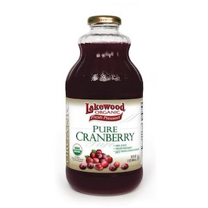 Lakewood Juice, Pure Cranberry (Organic) - 946ml