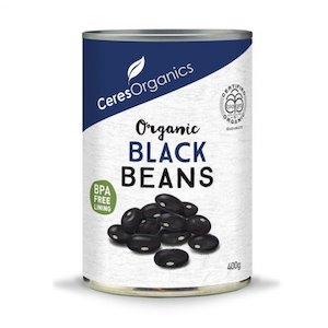 Black Beans (organic, gluten free) - 400g can