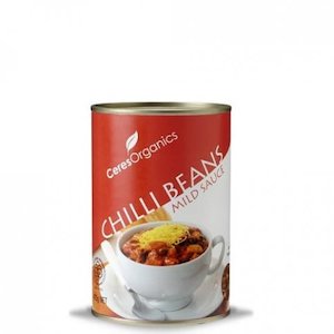 Ceres Chilli Beans Organic Canned