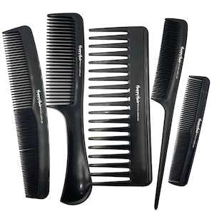 Hair Combs 5-Pack Black