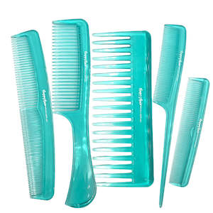 Hair Combs 5-Pack Teal