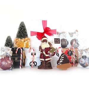 Christmas Hamper with Chocolate filled Baubles