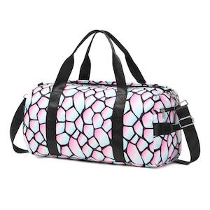 Large Plaid Women's and Girls Duffle Bag