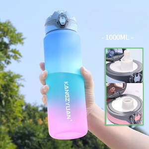 Fashional Sports Drink & Water Bottle with Scale 1000ml