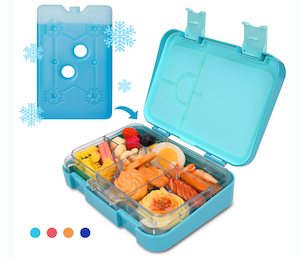 Kids Bento Lunch Boxes with Removable Ice Pack Mint