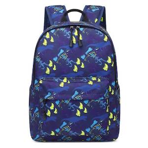 Blue Dino Backpack