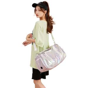 Metallic Duffle Bag & Gym Bag