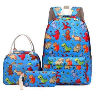 Cute Dinosaur School Bag Set