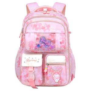 Internet only: Pink & Purple Cute Kuromi Aesthetic Backpack