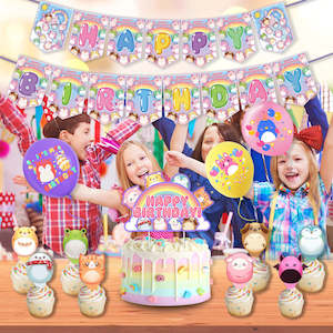 Squishmallows Party Supplies for Kids’ Birthday Party decorations Banner Balloon Set