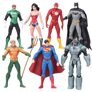 DC Super Hero Justin League Wonder Woman Superman Batman Aquaman figures