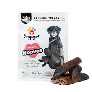 Pet: Venison Hooves 4 Pack - Venison Dog Chews