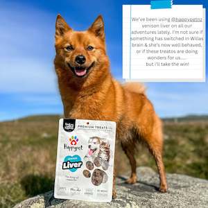 Pet: Venison Liver 1kg - Cat and Dog Treat