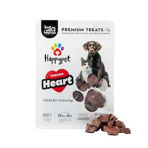 Pet: Venison Heart 70g - Cat and Dog Treat