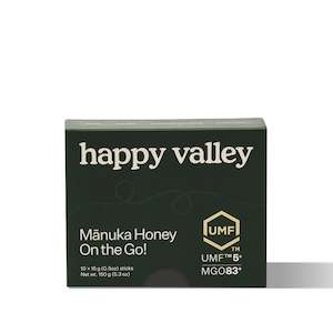 Holding company operation - passive investment in subsidiary companies: Honey Packets - On the Go UMF 5+ Manuka Honey Sticks