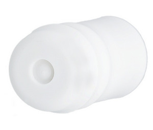 Miles Nelson Door Stop Plastic Cushion Concealed Fix White