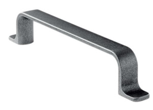 Hardware - domestic: Archant Heritage Rio D handle 256mm - Available in 4 Colour : Antique Brown ,Antique Grey , Inox Look & Matt Black