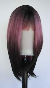 Pink Black Ombre Wig