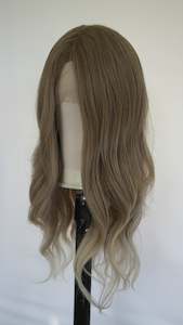 Lace Front Wigs Auckland New Zealand Online: Soft Wave Ash Blonde Ombre Lace Front Wig