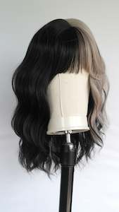 Ash Pearl / Black Two Tone Wig