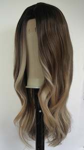 Dark Blonde Ombre Lace Center Wig