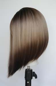 Affordable Wigs For Hair Loss Alopecia Cancer Baldness Auckland Nz: Brunette Dip Dye Graduation Cut Wig