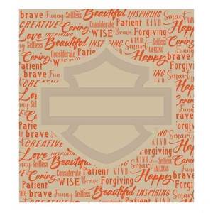 hdl-20088 Harley-Davidson Brave & Beautiful Repeat - Mothers Day Card hdl-20088