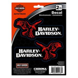 cg25188 Harley HD DECAL RIGHT/LEFT EAGLE 6`` X 8`` cg25188