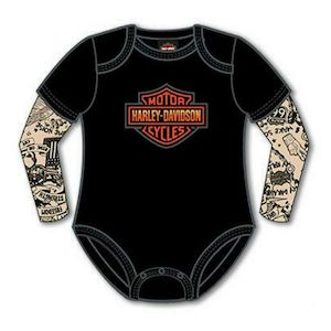 s3050151-18 Harley KIDS BOY INF CRPR TATTOO SLEEVE 18/24 MTHS s3050151-18