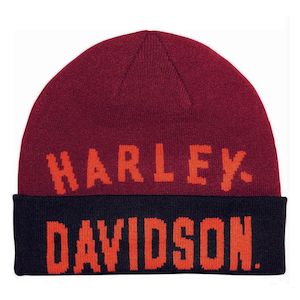 97687-23vm Harley 97687-23VM MEN'S STAPLE BEANIE - TAWNY PORT