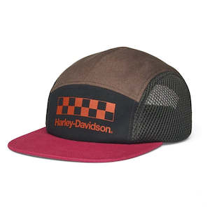 97671-22vm Harley 97671-22VM MEN'S CHECKERBOARD 5-PANEL