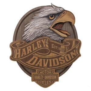 hdl-15322 Harley H-D Carved Eagle Pub Sign