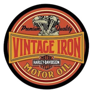 Harley%C2%AE Man Cave Stuff: 2011491 Harley H-D SIGN VINTAGE IRON